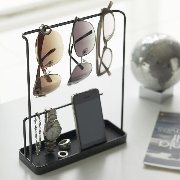 Černý stojánek na brýle a šperky YAMAZAKI Tower-image-1