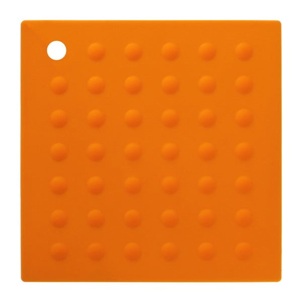 Oranžová silikonová podložka pod hrnce Premier Housewares Zing