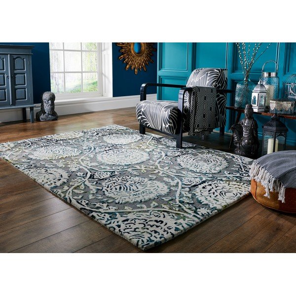 Šedý ručně tkaný koberec Flair Rugs Soho Vega, 120 x 170 cm-image-3