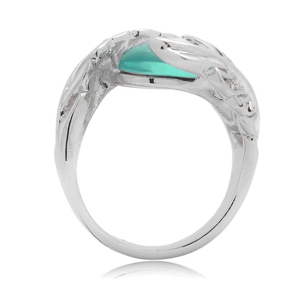 Postříbřený prsten s krystaly Swarovski Saint Francis Crystals Libertad, vel. 56-image-1