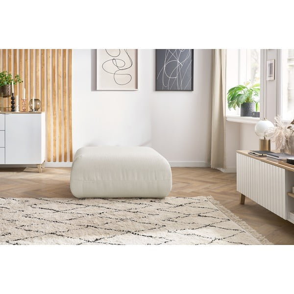 Bílá manšestrová podnožka Lecomte – Bobochic Paris-image-4