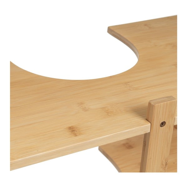 Bambusová skříňka pod umyvadlo v přírodní barvě 60x60 cm – Casa Selección-image-3