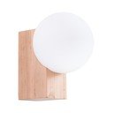 Bílé/v přírodní barvě nástěnné svítidlo ø 12 cm Solum – Sollux