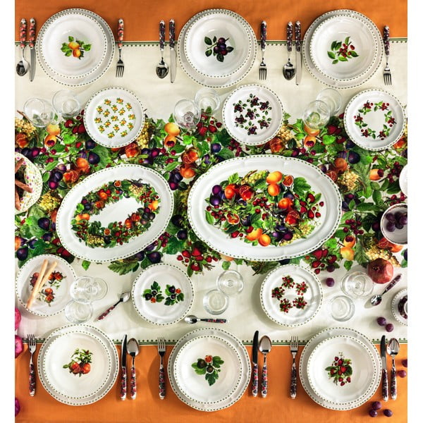 18dílná sada porcelánových talířů Brandani Le Primizie-image-1