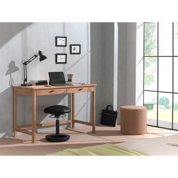 Dětský psací stůl z dubového dřeva 60x120 cm Forrest – Vipack-image-1