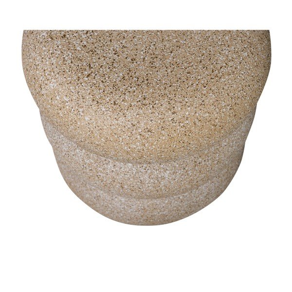 Kulatý zahradní stolek v dekoru kamene ø 40 cm Laurel – WOOOD-image-3