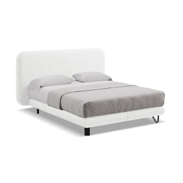 Bílá boxspring postel 180x200 cm Ilima – Makamii-image-1