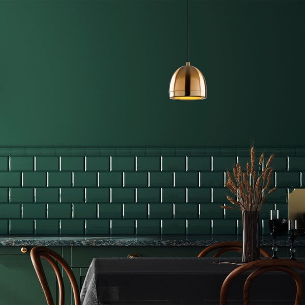 Závěsné svítidlo v bronzové barvě s kovovým stínidlem ø 17 cm Mugo – Opviq lights-image-2