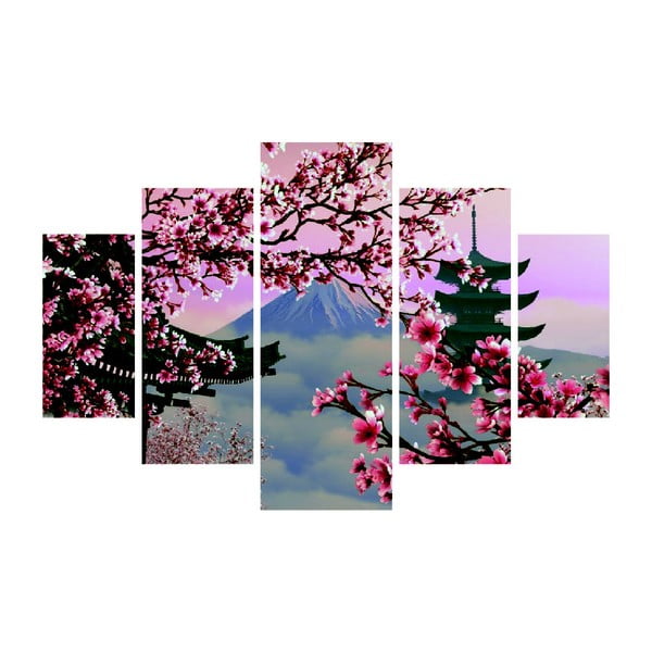 Vícedílný obraz Japan View, 92 x 56 cm