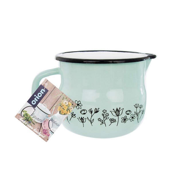 Mátově zelený smaltovaný džbánek Orion Meadow, 1,2 l-image-2