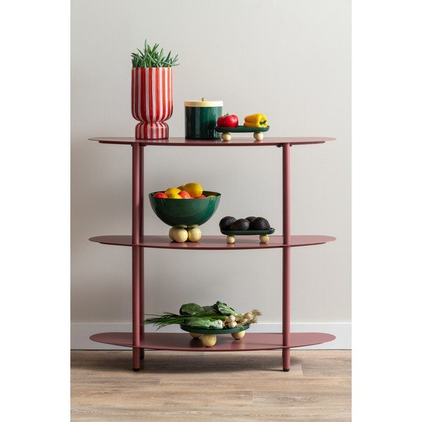 Červená skleněná váza (výška 26 cm) Rayado Retro – PT LIVING-image-2