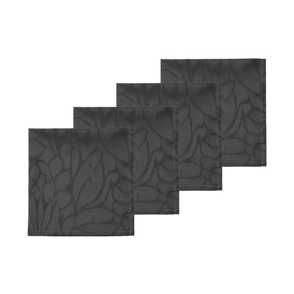 Textilní ubrousky v sadě 4 ks Abstract leaves – Södahl