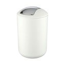 Bílý plastový odpadkový koš 6,5 l Brasil – Wenko