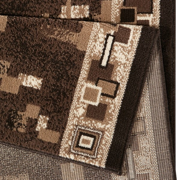 Hnědý koberec běhoun 200x80 cm Cube - Hanse Home-image-3