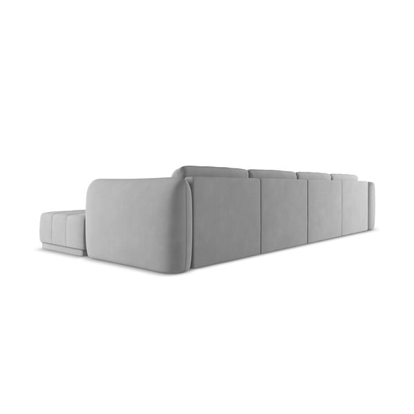 Světle šedá rohová pohovka Hoku – Makamii-image-3