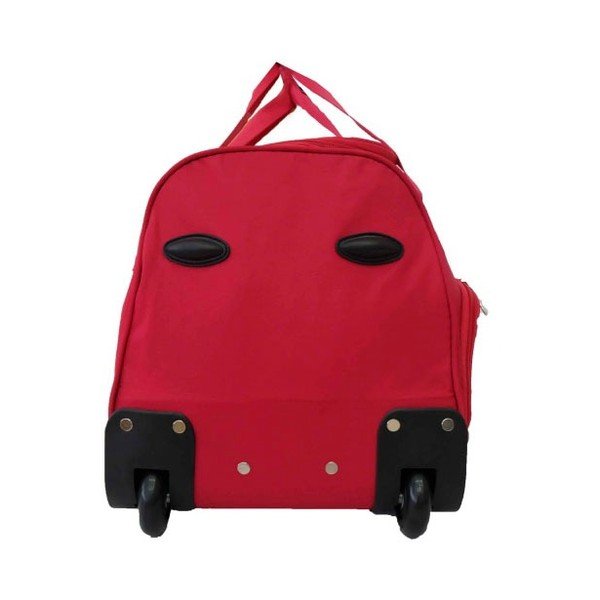 Červená cestovní taška na kolečkách Hero Roulette, 65 l-image-4