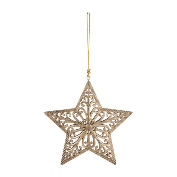 Závěsná dekorativní hvězda Antic, 15 cm