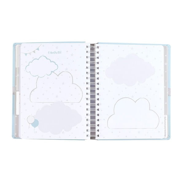 Modrý deník miminka Busy B-image-1