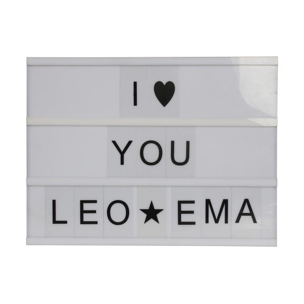 Světelný box s 95 znaky Opjet Boite 30x22,6cm-image-2