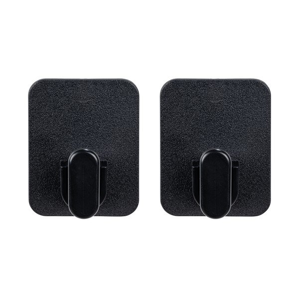 Černé plastové háčky v sadě 2 ks bez vrtání Parma – Allstar-image-3