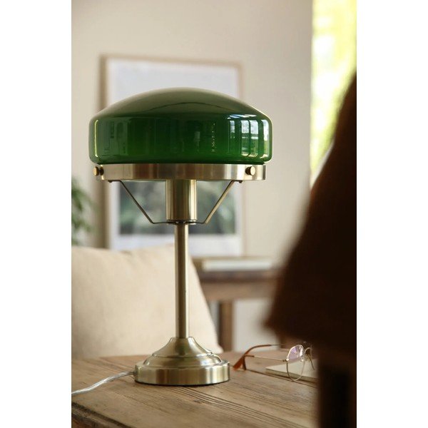 Zelená/v mosazné barvě stolní lampa (výška 39 cm) Aurelia – Markslöjd-image-2