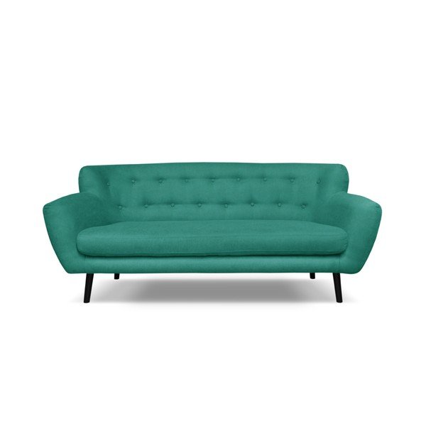 Tmavě zelená pohovka Cosmopolitan design Hampstead, 192 cm