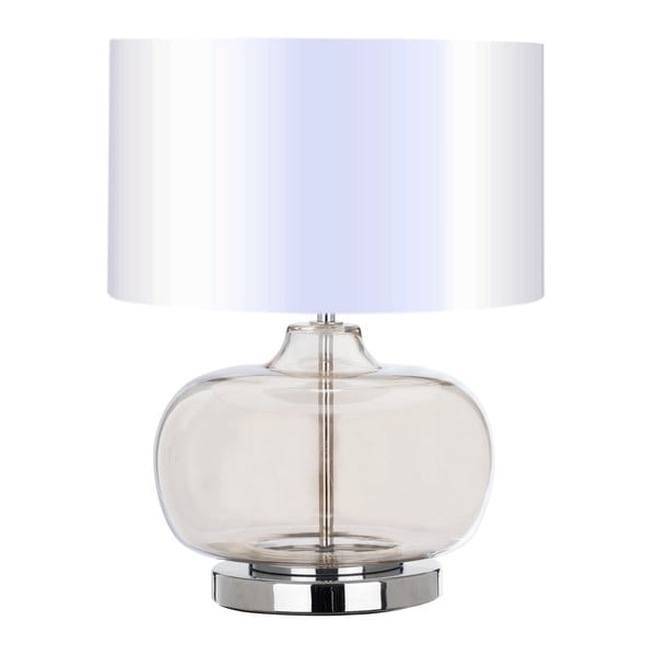 Stolní lampa s bílým stínidlem Light Prestige Milazzo