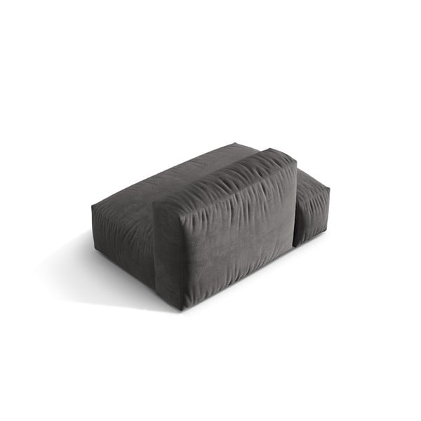 Šedý sametový modul pohovky (levý roh) Martina – Micadoni -image-2