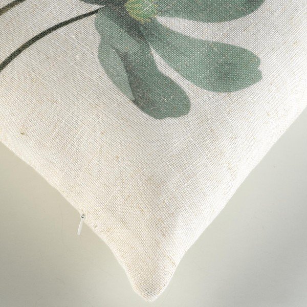 Dekorační polštář s příměsí lnu 45x45 cm Palmiflore – douceur d'intérieur-image-3