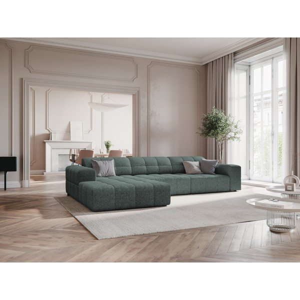 Tyrkysová rohová pohovka (levý roh) Chicago – Cosmopolitan Design-image-1