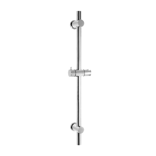 Samodržící sprchová tyč z nerezové oceli v leskle stříbrné barvě 70 cm – Wenko