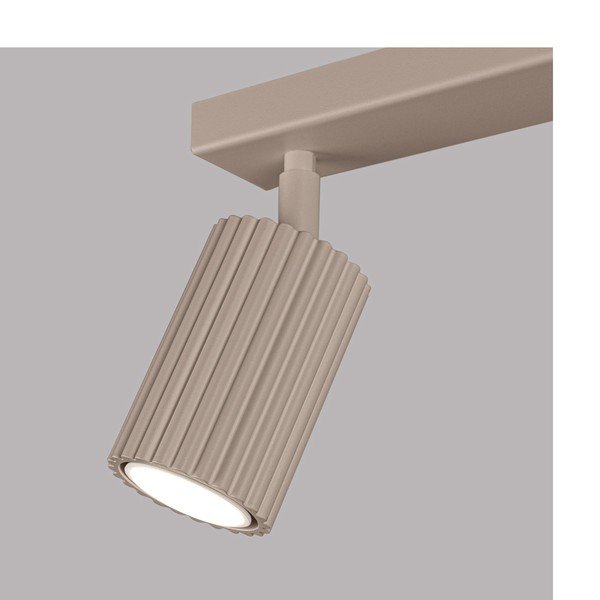 Taupe kovové bodové svítidlo 6,5x30 cm Gleam – Sollux-image-3