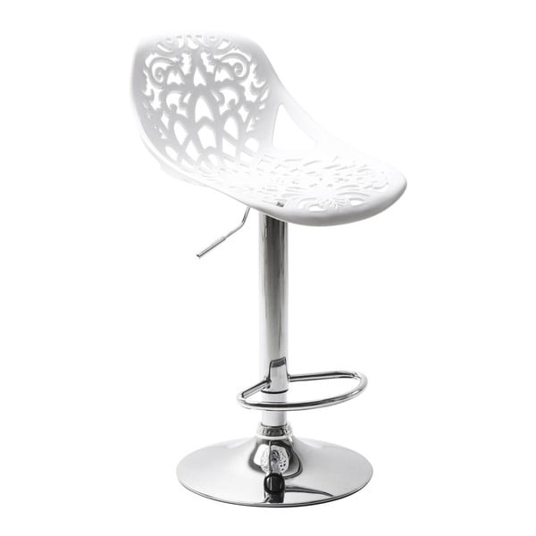 Sada 2 bílých barových stoliček Kare Design Ornament