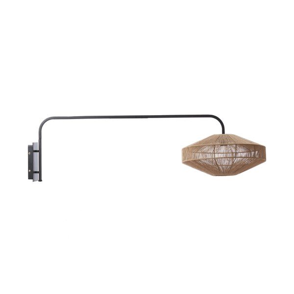 Kovové nástěnné svítidlo do zásuvky v přírodní barvě ø 43 cm Lyra – Light & Living