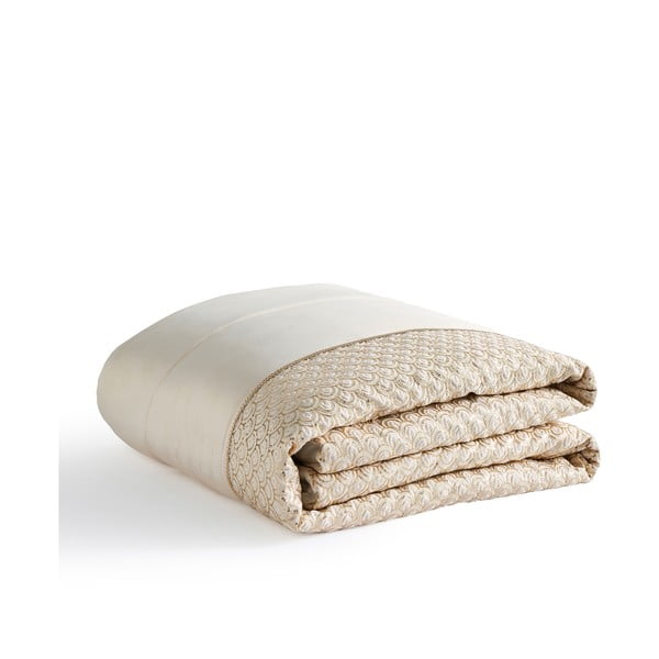 Béžový prošívaný přehoz z mikrosaténu 240x260 cm Deco Sequin – Catherine Lansfield-image-2