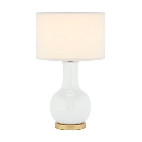 Stolní lampa s bílou základnou Safavieh Charlie
