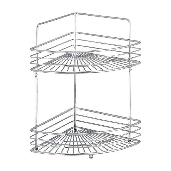 Rohová koupelnová polička Wenko Milano-image-1