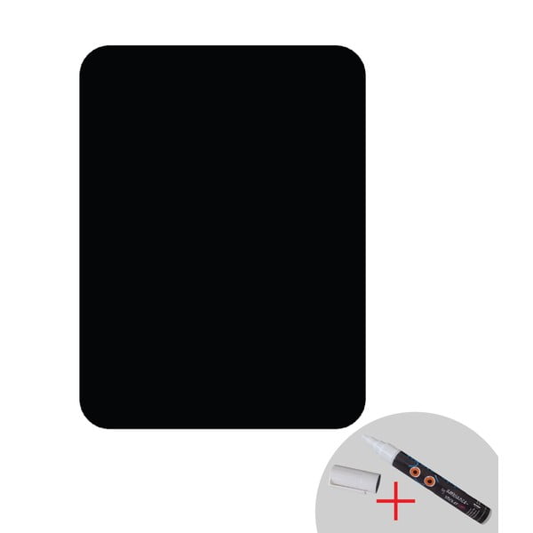 Set nástěnné tabulové samolepky a bílého popisovače Ambiance Classical Chalkboard, 55 x 75 cm-image-1