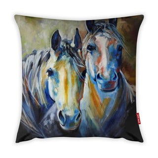 Povlak na polštář Vitaus Horses Art, 43 x 43 cm