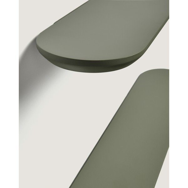 Zelené police v sadě 2 ks 55 cm Arely – Kave Home-image-3