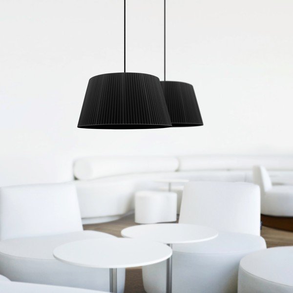 Černé dvouramenné stropní svítidlo Sotto Luce KAMI Elementary L 2S-image-1