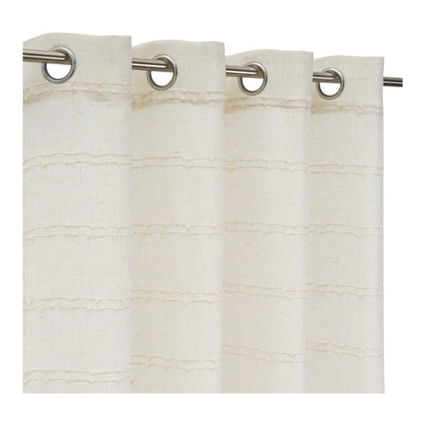 Béžový závěs s příměsí lnu 140x260 cm Nodes – Casa Selección-image-2