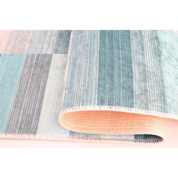 Modrý pratelný koberec 80x150 cm Hali – Vitaus-image-2