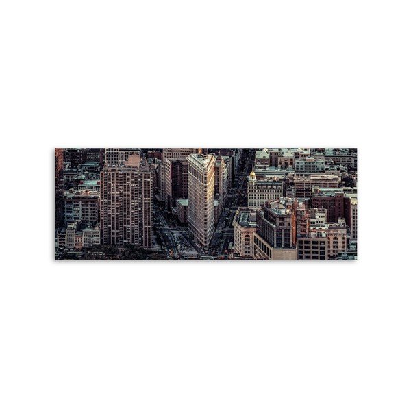 Obraz Styler Canvas Silver City, 60 x 150 cm