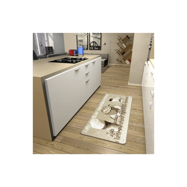 Hnědý kuchyňský běhoun Hanse Home Latte Macchiato, 80 x 200 cm-image-1