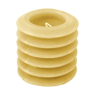 Žlutá svíčka PT LIVING Layered, výška 7,5 cm