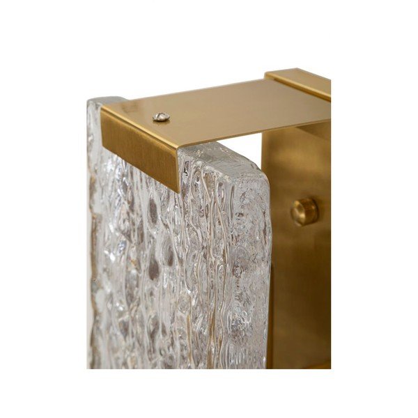 Skleněné nástěnné svítidlo ve zlaté barvě Oblin – Mauro Ferretti-image-4