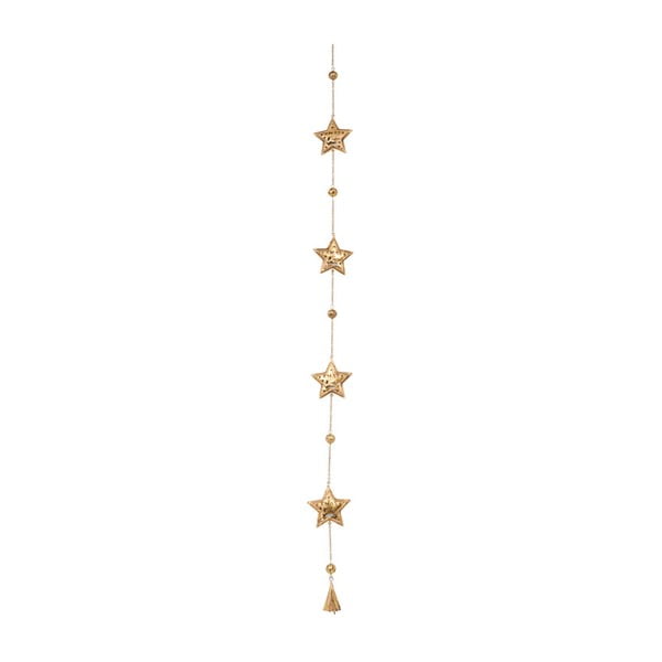 Závěsná dekorace Archipelago Star Xmas Gold Garland, 115 cm