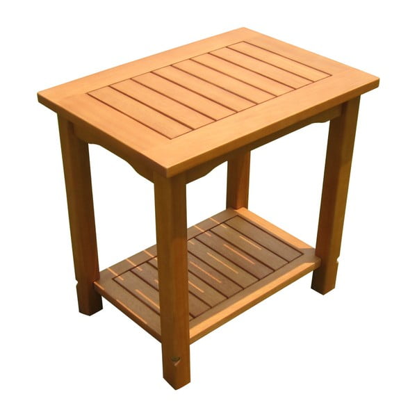 Zahradní stolek z eukalyptového dřeva 35x50 cm Santa Cruz – Garden Pleasure-image-1