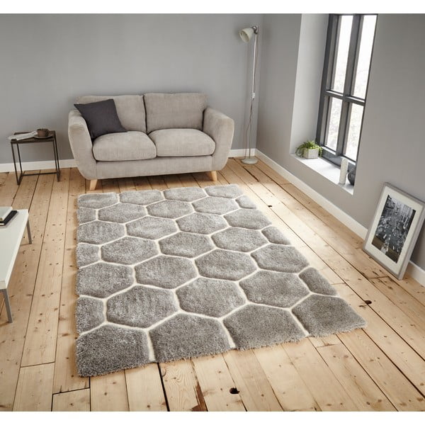 Bílo-šedý koberec Think Rugs Noble House, 150 x 230 cm-image-1